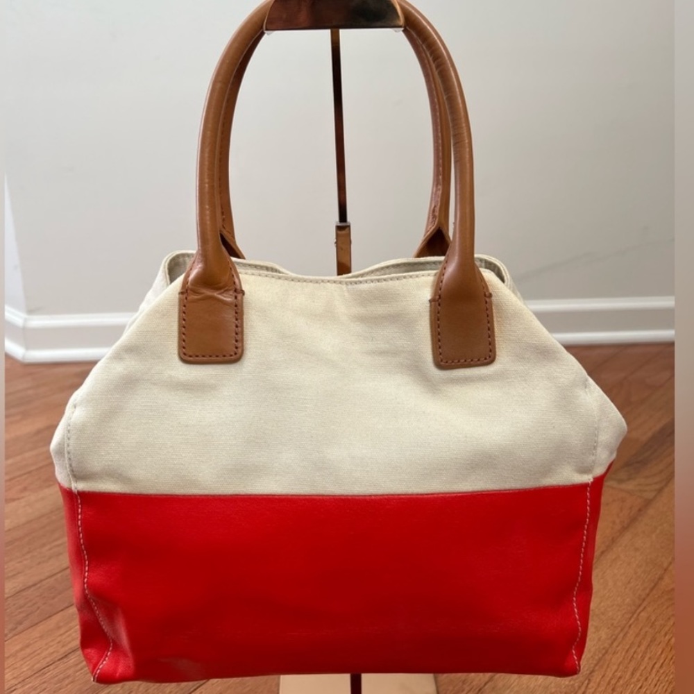 Tory Burch Color-Block Canvas Bag - image 2